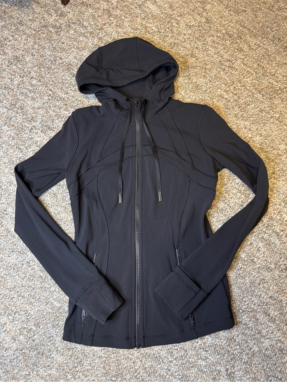 Lululemon Women’s Black Hooded Define jacket